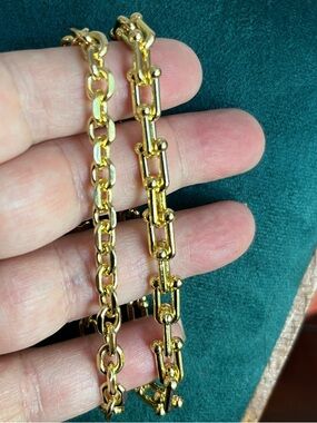 Gold Link Bracelets - small size friendly…6.5” and 6-7” adjustable